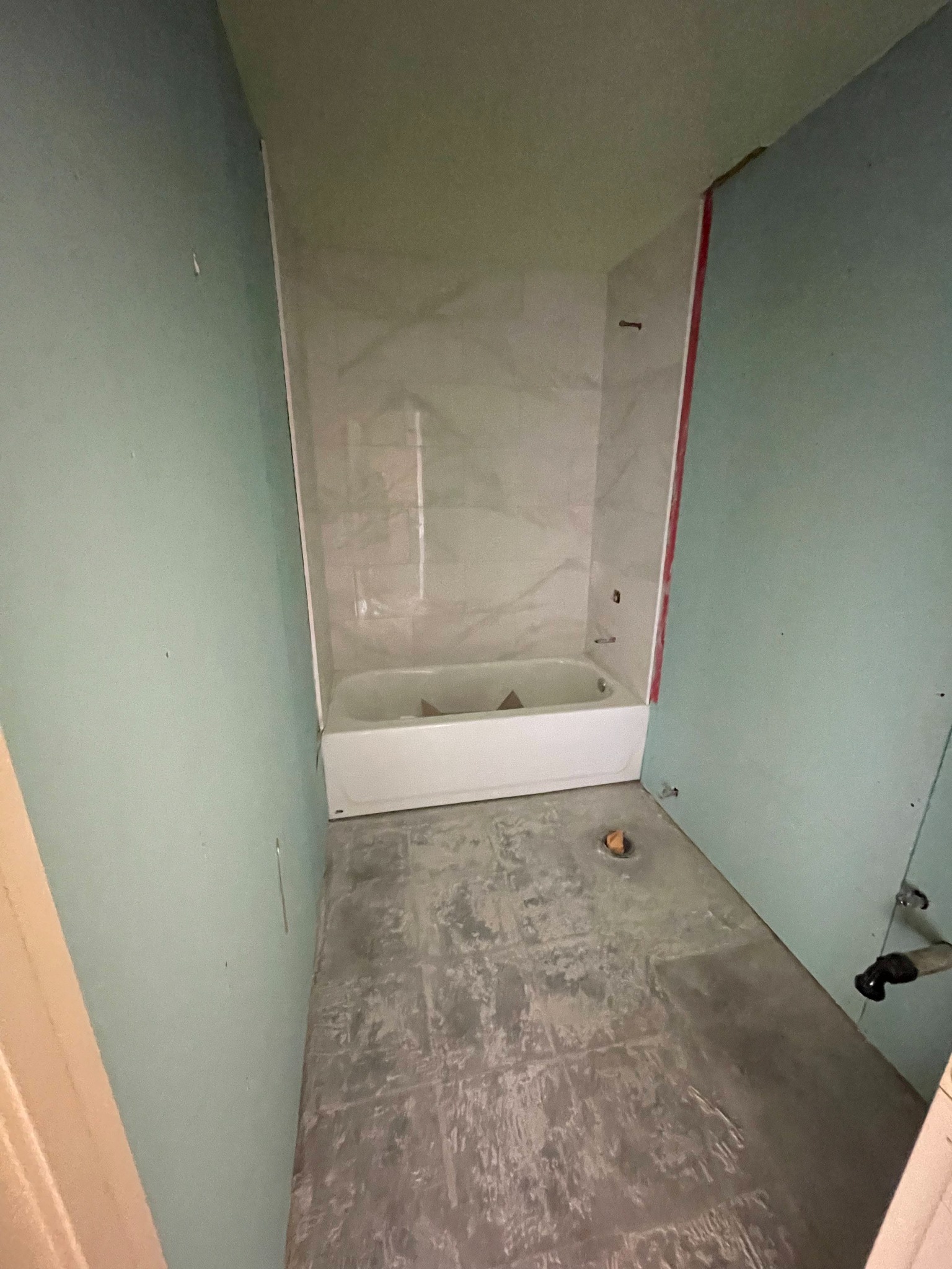 Bathroom during demolition