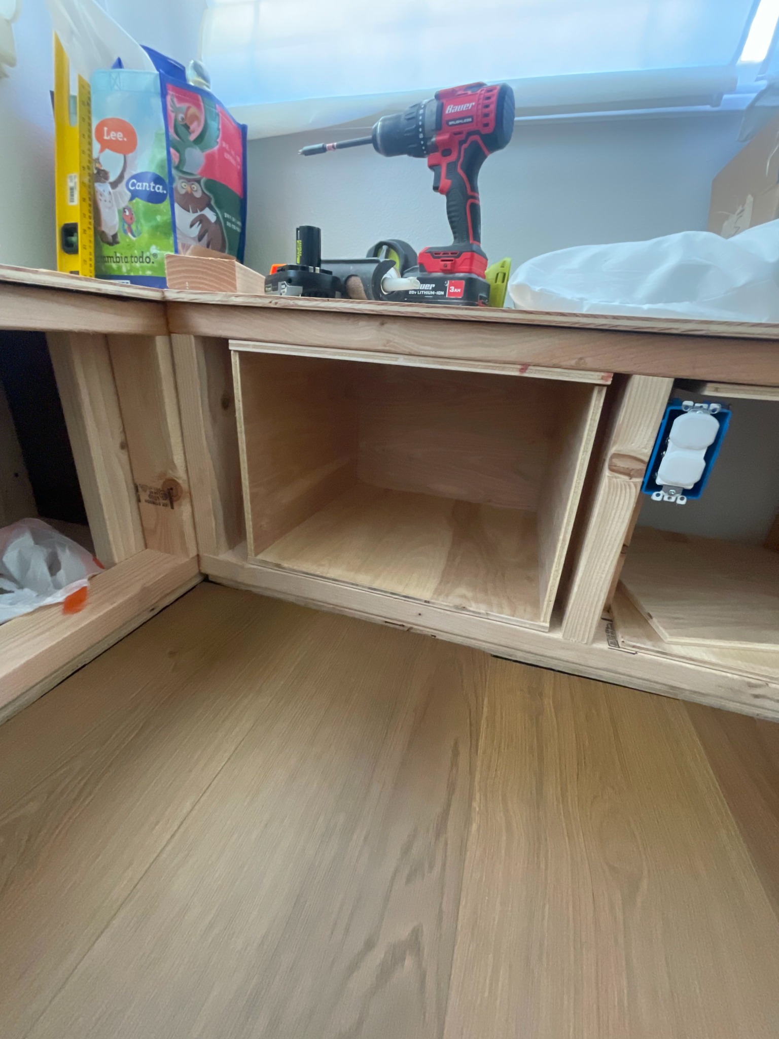Custom drawer box opening
